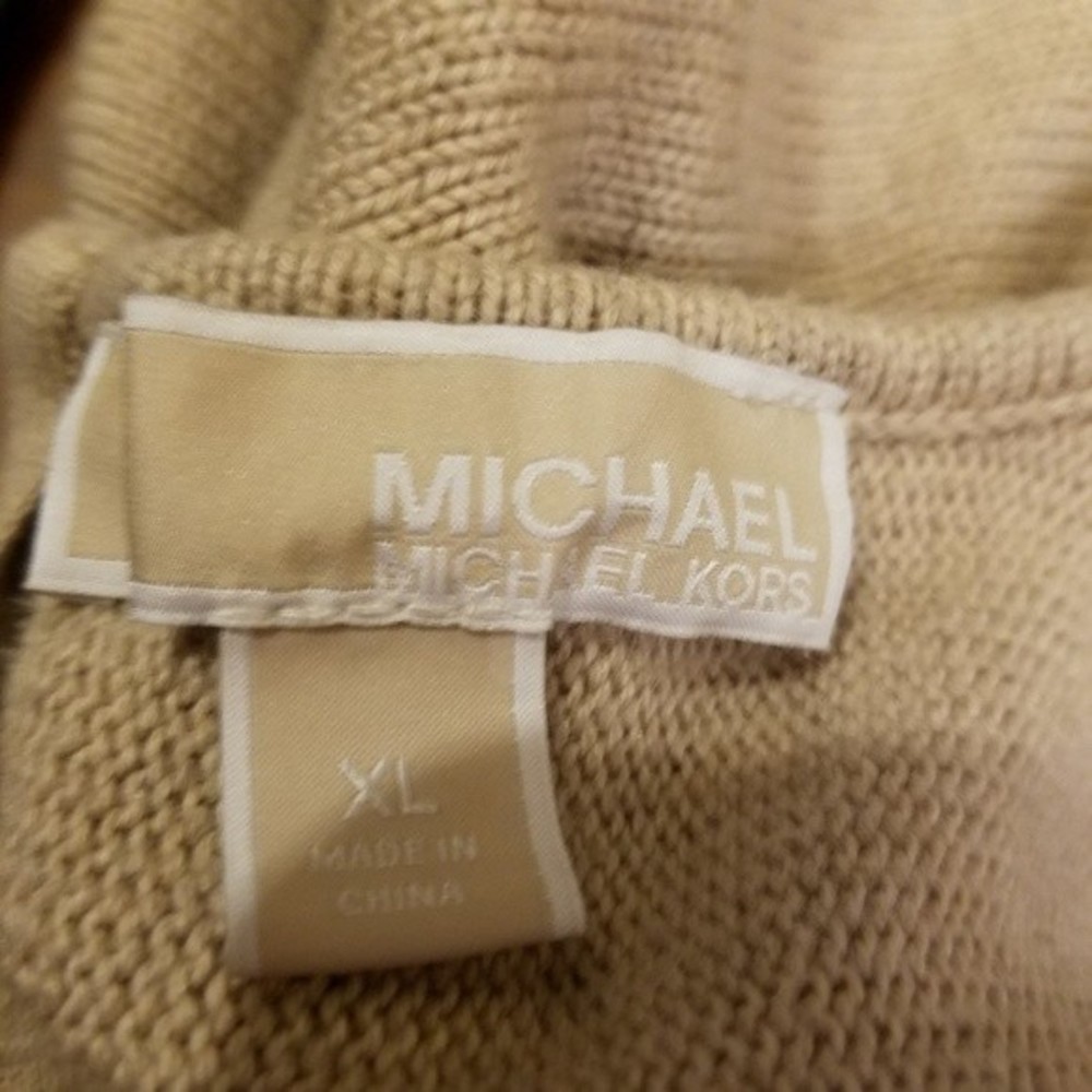 MICHAEL Michael Kors Gold Back Zip Sweater Host Pick 12/4/21 - Picture 4 of 6